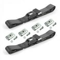 thumbnail image 1 of Standard 2 Point Charcoal Lap Bucket Seat Belt Kit with Bracketry for Chevy Corvette 1953-1962 - 2 Belts, 1 of 1