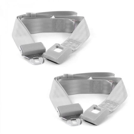 Standard 2 Point Gray Lap Bucket Seat Belt Kit for 1948-1967 Frazer Nash - 2 Belts