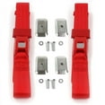 thumbnail image 1 of Standard 2 Point Red Lap Bucket Seat Belt Kit with Bracketry for Jeep Wagoneer 1963-1991 - 2 Belts, 1 of 1