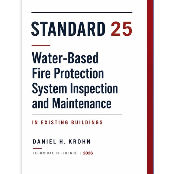 Standard 25: Water-Based Fire Protection System Inspection and Maintenance in Existing Buildings, (Paperback)