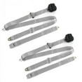 thumbnail image 1 of Standard 3 Point Gray & Grey Retractable Bucket Seat Belt Kit for Chevy Chevelle 1964-1967 - 2 Belts, 1 of 1