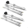 thumbnail image 1 of Standard 3 Point Gray & Grey Retractable Bucket Seat Belt Kit for Chevy LUV Truck 1972-1980 - 2 Belts, 1 of 1