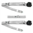 thumbnail image 1 of Standard 3 Point Gray Retractable Bench Seat Belt Kit with 3 Belts for 1946-1954 Early Triumph, 1 of 1