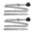 thumbnail image 1 of Standard 3 Point Gray Retractable Bucket Seat Belt Kit for 1935-1940 Chevy Truck - 2 Belts, 1 of 1