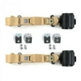 thumbnail image 1 of Standard 3 Point Tan Retractable Bucket Seat Belt Kit with Bracketry for Chevy Chevelle 1968-1972 - 2 Belts, 1 of 1