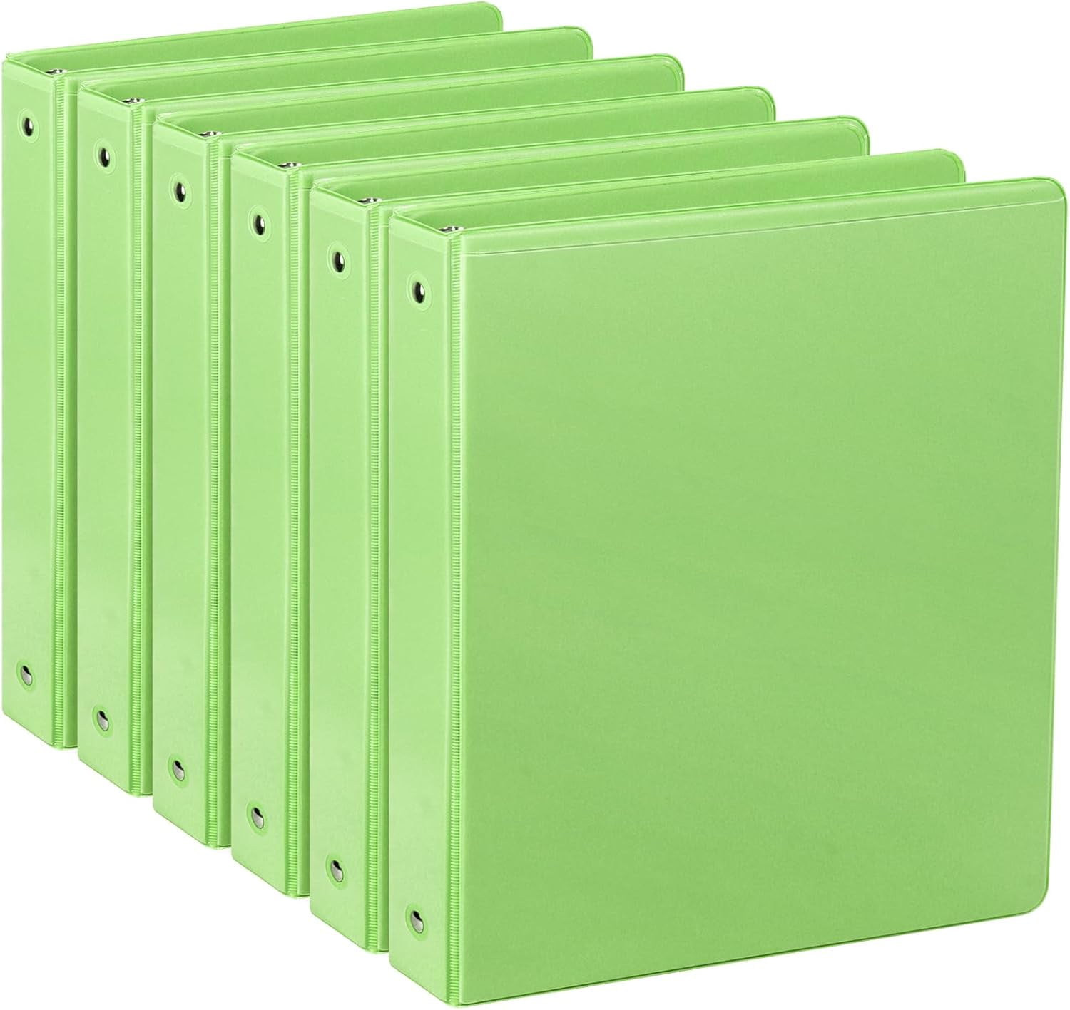 Standard 3 Ring Binder 1 inch with Clear View Cover, 1" Round Ring View