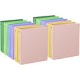 Standard 3 Ring Binder 1 inch with Clear View Cover, 1" Round Ring View