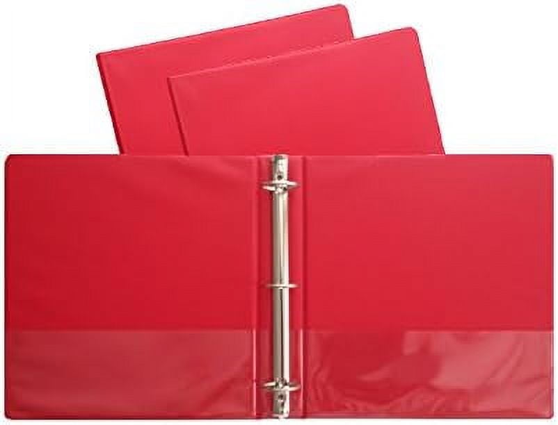 Standard 3Ring Binders, 1.5Inch, For 8.5" X 11" Sheets, With Inside