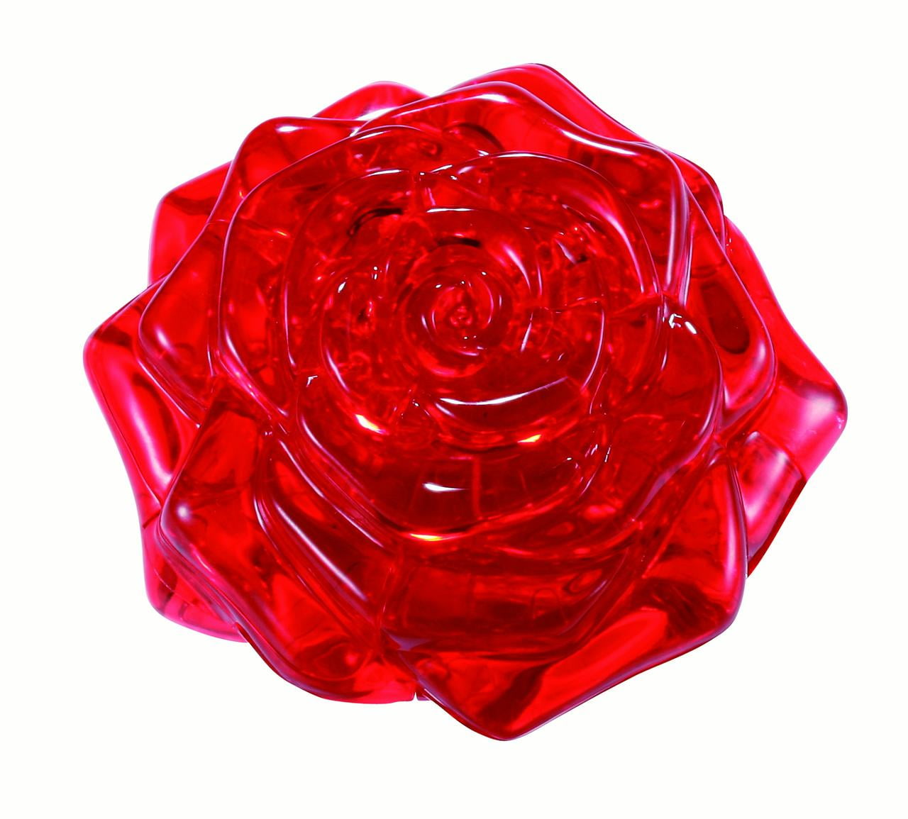 Standard 3D Crystal Puzzle - Rose (red)