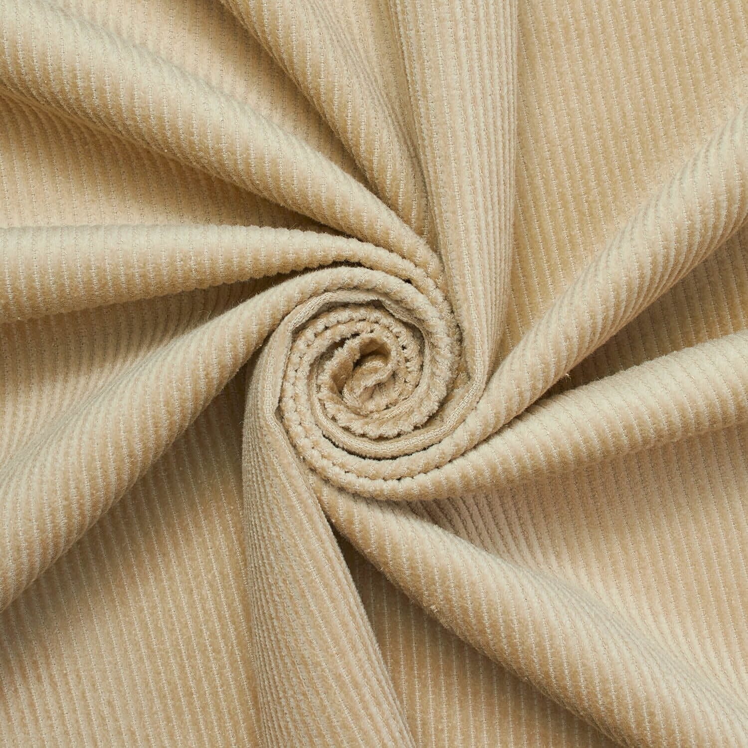 Standard 9 Wale Corduroy Hypoallergenic Cotton 59/60” Fabric By The Yard - Bone (1 Yard)