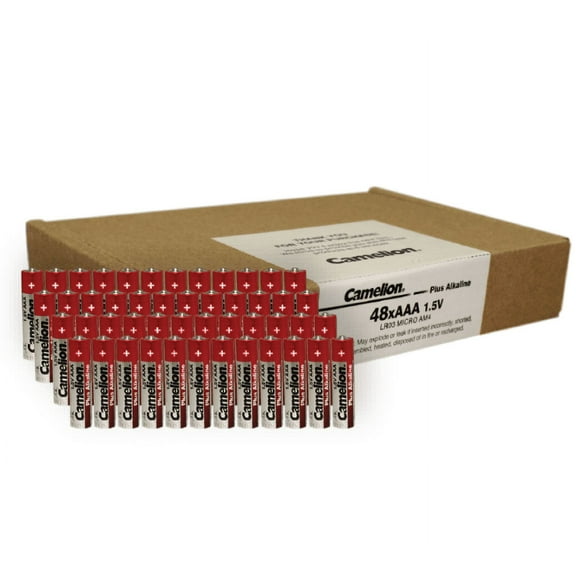 Standard AAA Batteries - 48 Pack