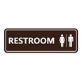 thumbnail image 1 of Standard All Gender Restroom(Dark Brown) - Medium 2-3/4" X 7", 1 of 4