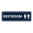 thumbnail image 1 of Standard All Gender Restroom(Navy Blue / White) - Medium 2-3/4" X 7", 1 of 4