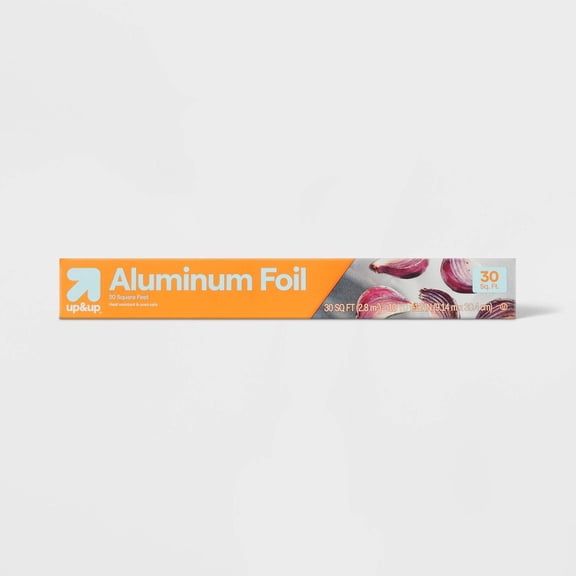 Standard Aluminum Foil - 30 sq ft BPA-Free, Heat-Resistant, Oven-Safe