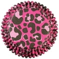 thumbnail image 1 of Standard Baking Cups 36/Pkg-Pink Leopard, 1 of 2