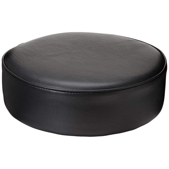 Standard Bar Stool Replacement Vinyl Seat Black 1 Pack