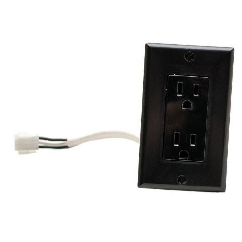 Boat Wall Outlet Box | Black 120V W/ Type-B Plugs - Walmart.com