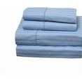 thumbnail image 1 of Standard Blue Cotton-Blend Wrinkle-Free Pillowcases 650-Thread-Count Stripe 2 Pillow Cases, 1 of 3
