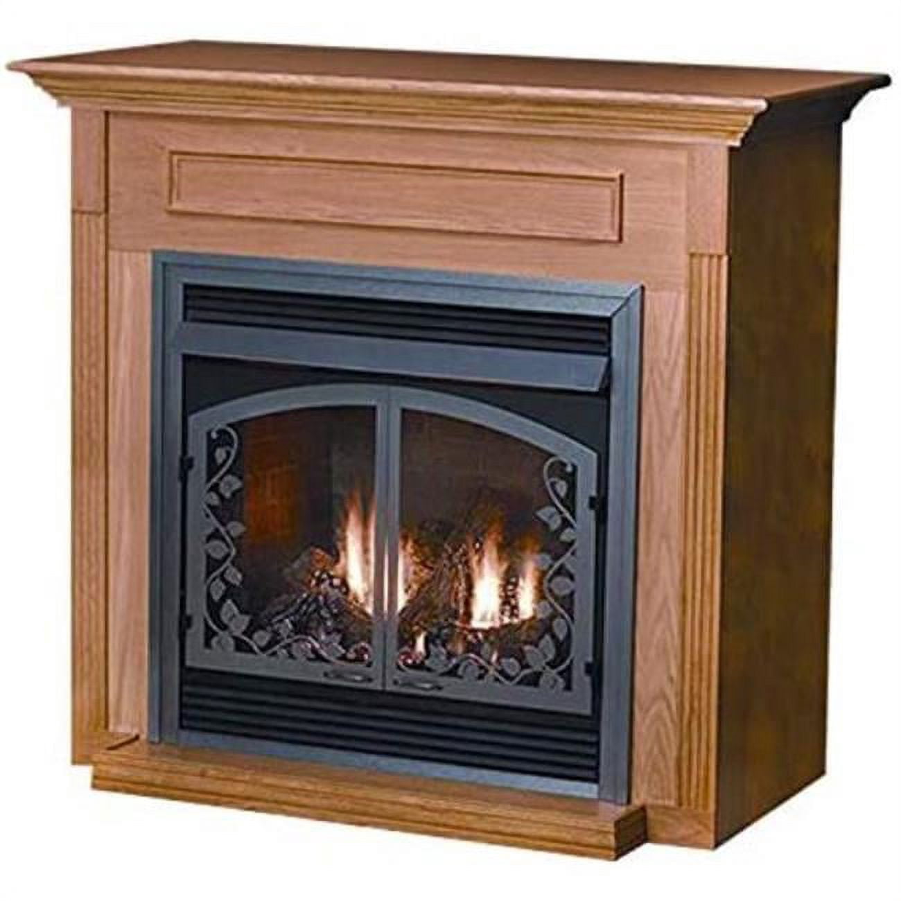 Standard Cabinet Mantel with Base, Dark Oak - Walmart.com