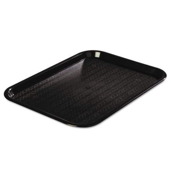 Standard Cafeteria Tray 12 x 16 Inches Gray Fast Food Serving Tray Durable Lightweight