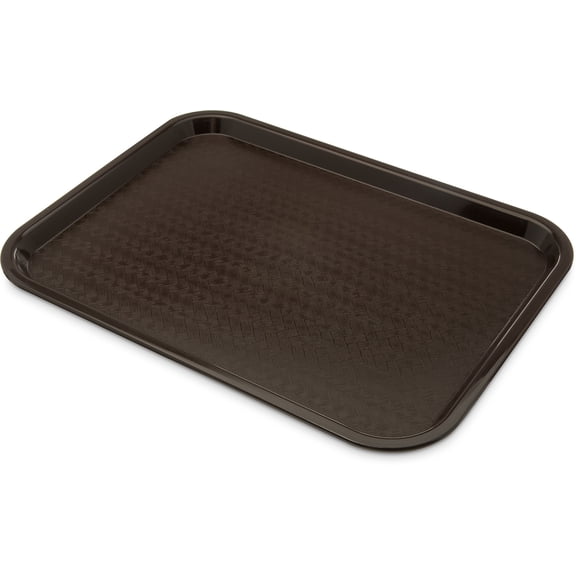 Standard Cafeteria Tray 12 x 16 Inches Gray Fast Food Serving Tray Durable Lightweight