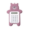 thumbnail image 1 of Standard Calculator 12 Digit Cute Bear Calculator, Basic Button Battery Powered, Handheld Calculator Schools And Children Can Choose Pink, Yellow, Blue, Cyan And Brown. ,on Clearance, 1 of 2