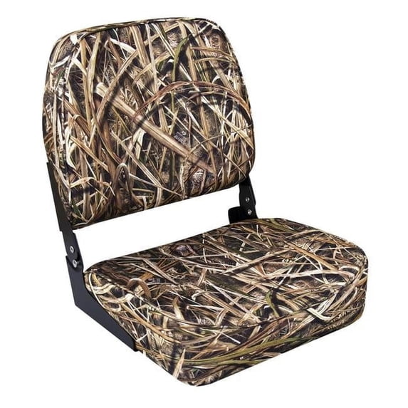 Standard Camo Boat Seat, Mossy Oak Shadowgrass