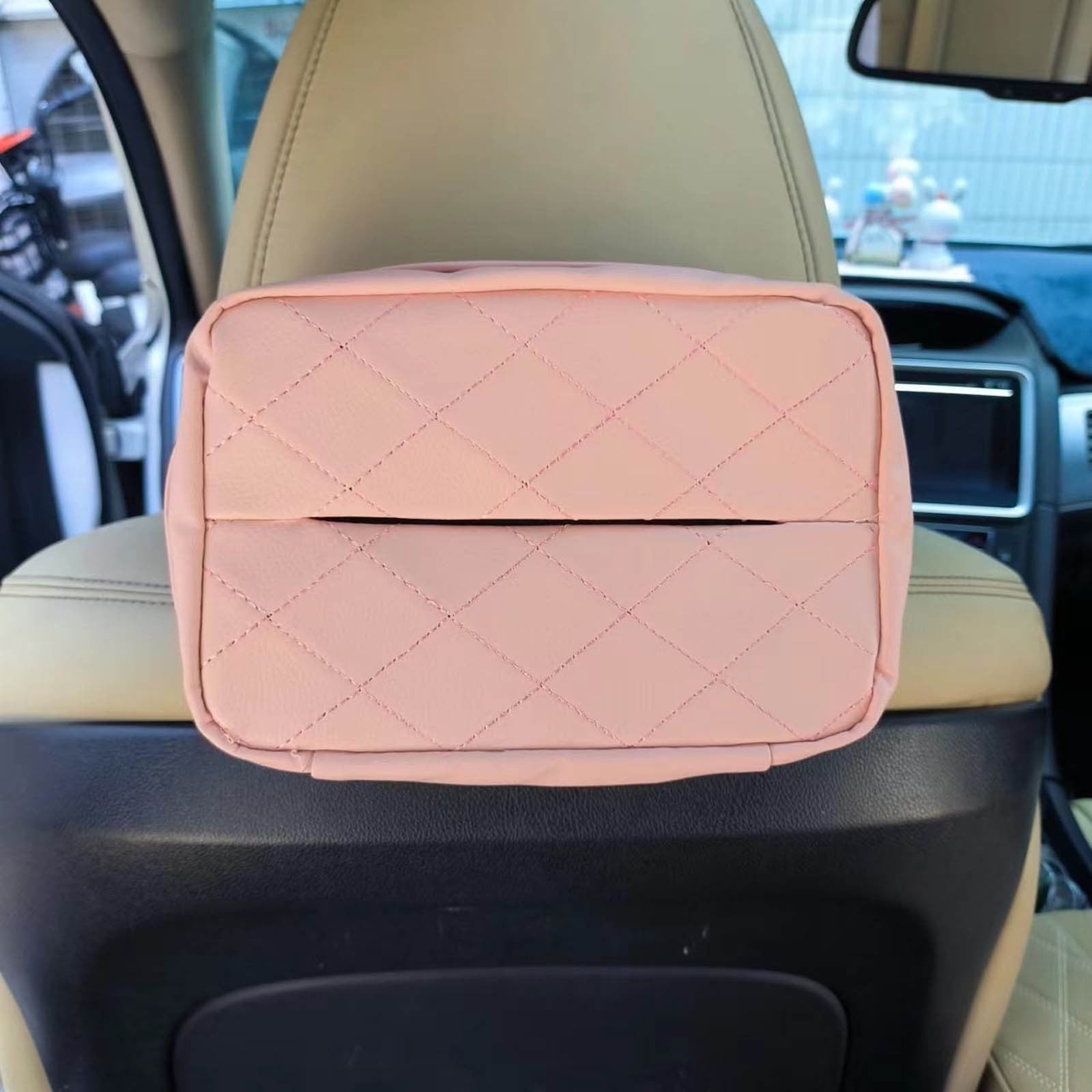Standard Car Tissue Holder 120 Tissue Holder Lid Car Back Seat Extra