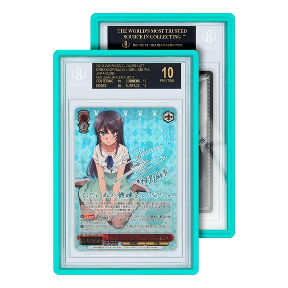 GradedGuard BGS Card Slab Protector Case, Standard BGS Size, Impact Resistant TPU Holder, Drop & Scratch Proof Frame for Graded Sports TCG Collectible Trading Cards - Mint