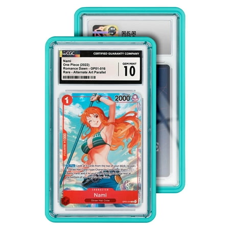 GradedGuard CGC Card Slab Protector Case, Standard CGC Size, Impact Resistant TPU Holder, Drop & Scratch Proof Frame for Graded Sports TCG Collectible Trading Cards - Mint