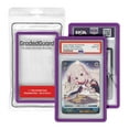 thumbnail image 1 of GradedGuard PSA Card Slab Protector Case, Standard PSA Size, Impact Resistant TPU Holder, Drop & Scratch Proof Frame for Graded Sports TCG Collectible Trading Cards - Purple, 1 of 6
