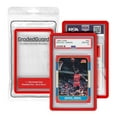 thumbnail image 1 of GradedGuard PSA Card Slab Protector Case, Standard PSA Size, Impact Resistant TPU Holder, Drop & Scratch Proof Frame for Graded Sports TCG Collectible Trading Cards - Red, 1 of 6