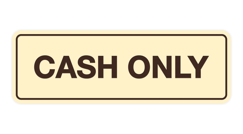 Standard-Cash-Only-Sign-Ivory-