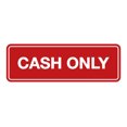 thumbnail image 1 of Standard Cash Only Sign (Walnut) - Small, 1 of 5