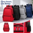 thumbnail image 1 of Standard Casual Backpack, Backpack for High School, Backpack for Women Work Bag, Lightweight Backpack for Travel, 14X11X7 Inch Wear-Resistant Oxford Daypack with Anti-Theft Dual, 1 of 8