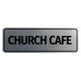 thumbnail image 1 of Standard Church Cafe Sign (Brushed Silver) - Large, 1 of 5