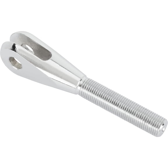 Standard Clevis, 1/2 Inch RH, 5/16 Inch Slot, Chrome