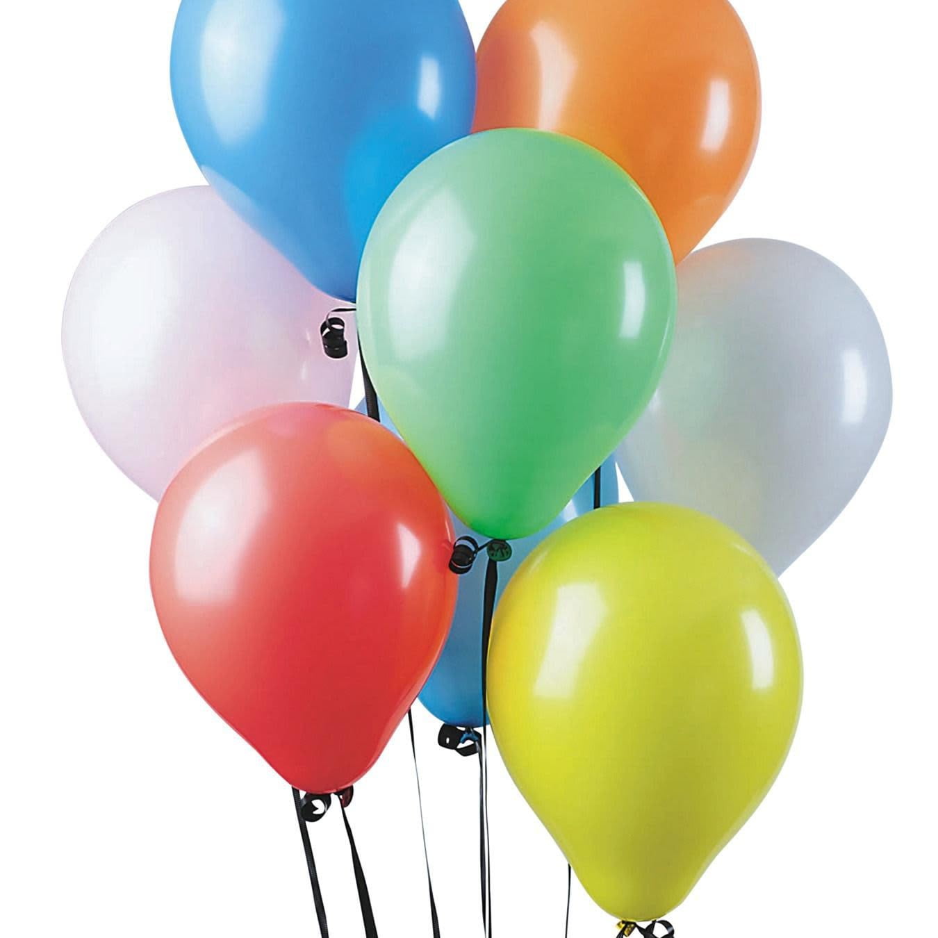 Standard Color Latex Balloon Assortment, 11" (Pack of 100)