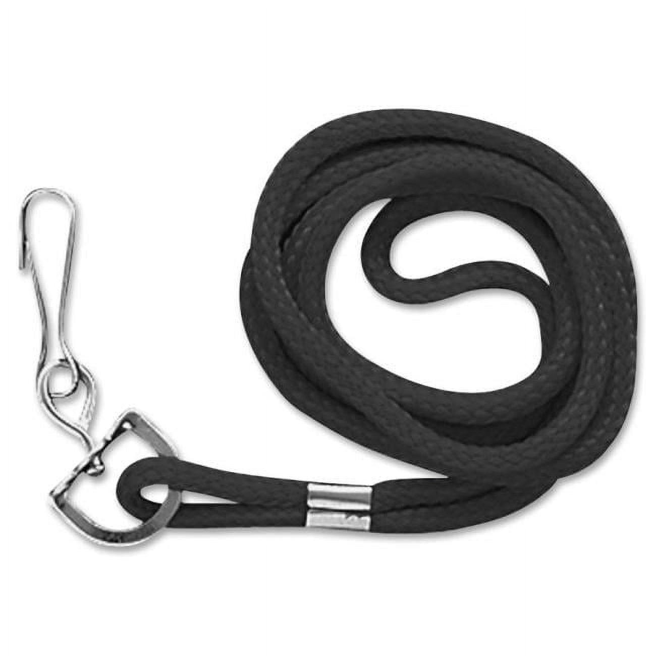 Standard Cord Lanyards, Nylon - Black