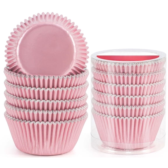 Standard Cupcake Liners Gold Foil Muffin Baking Cups 150-Pack - Premium Greaseproof & Sturdy Cupcake Papers