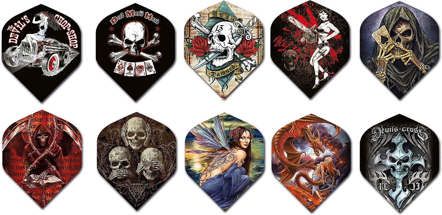 Standard Dart Flights 3 Sets Of Standard Size Different Designs