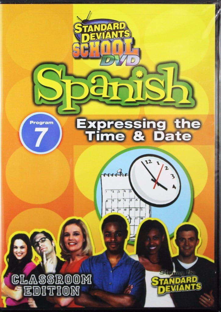 Standard Deviants School Spanish Program 7 Expressing the Time & Date DVD -  Walmart.com