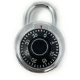Standard Dial Combination Lock, 2 in. Wide with Different Combinations