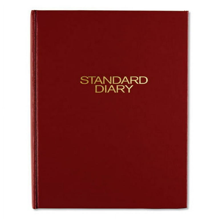 Standard Diary Daily Diary, 2024 Edition, Medium/College Rule, Red Cover, (200) 9.5 x 7.5 Sheets Standard Diary Daily Diary, 2024 Edition, Medium/College Rule, Red Cover, (200) 9.5 x 7.5 Sheets