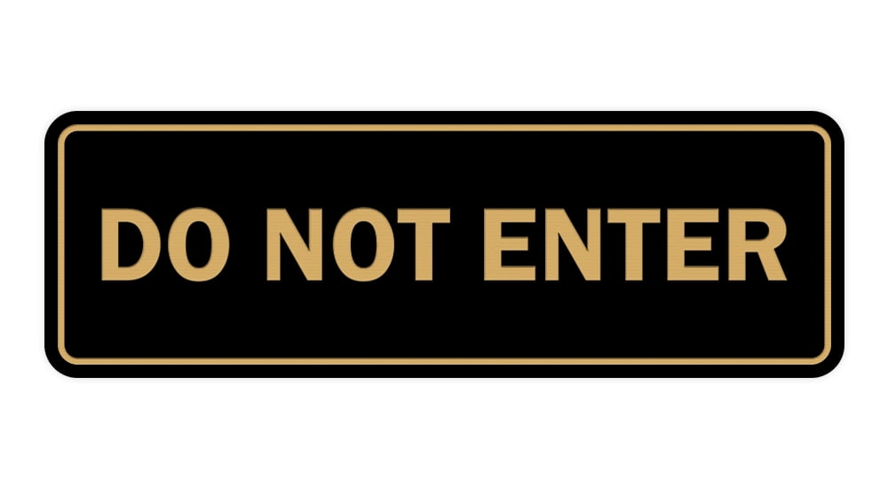 USA DO NOT ENTER看板 Danger/Do Not Enter Sign (OS1084DH-) Sign