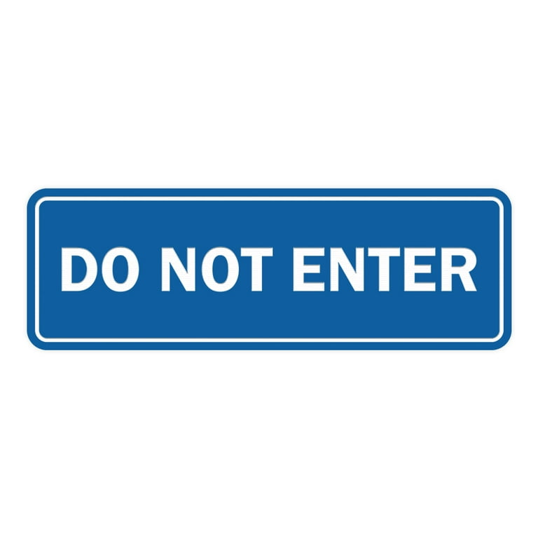 USA DO NOT ENTER看板 Do Not Enter ANSI - A-Frame Sign