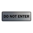 thumbnail image 1 of Standard Do Not Enter Sign (Brushed Silver) - Medium, 1 of 5