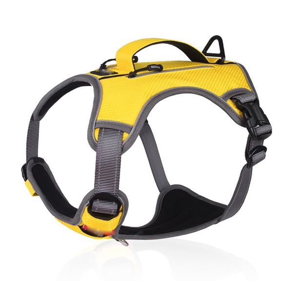 Standard Dog Walking Harness, Adjustable No-Pull Pet Vest with Front Back D-Rings, Padded Straps for Comfort, Secure Fit for Daily Walks