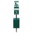 thumbnail image 1 of Standard Dog Waste Station / ONEpul® Header Bag System_Square Can(Matte Black), 1 of 10