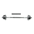 thumbnail image 1 of Standard Dumbbell Connecting Rod 20/30/40cm Threaded Dumbbell Bar Extender with Key and Adjusting Screws, Solid Barbell Handle - 30cm, 1 of 8